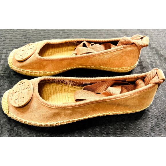 Tory Burch Minnie Ballet Wedge Espadrille, Malva, Women's 8.5 - Picture 2 of 7